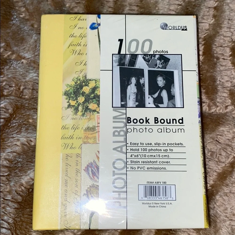 Worldus Book Bound Photo Album